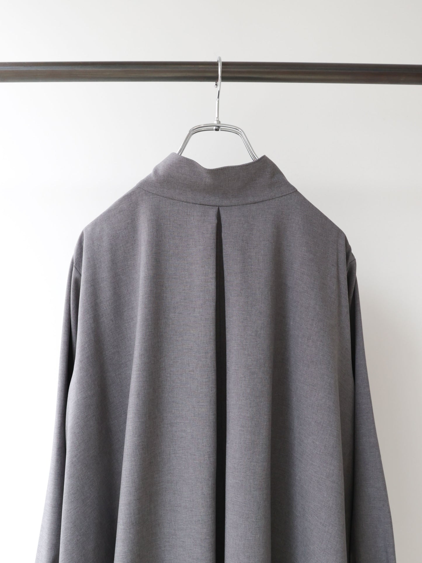 3-750306 stand neck coat one-piece