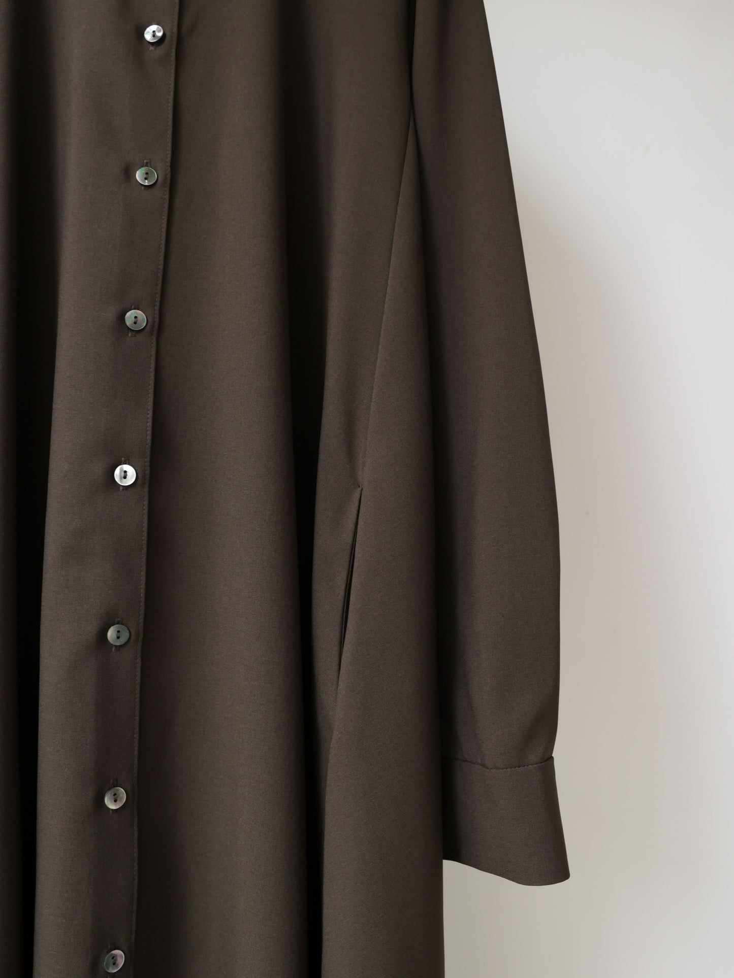 3-750306 stand neck coat one-piece