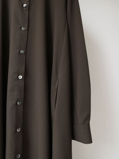 3-750306 stand neck coat one-piece