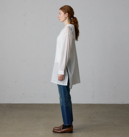 sheer sailor collar tunic
