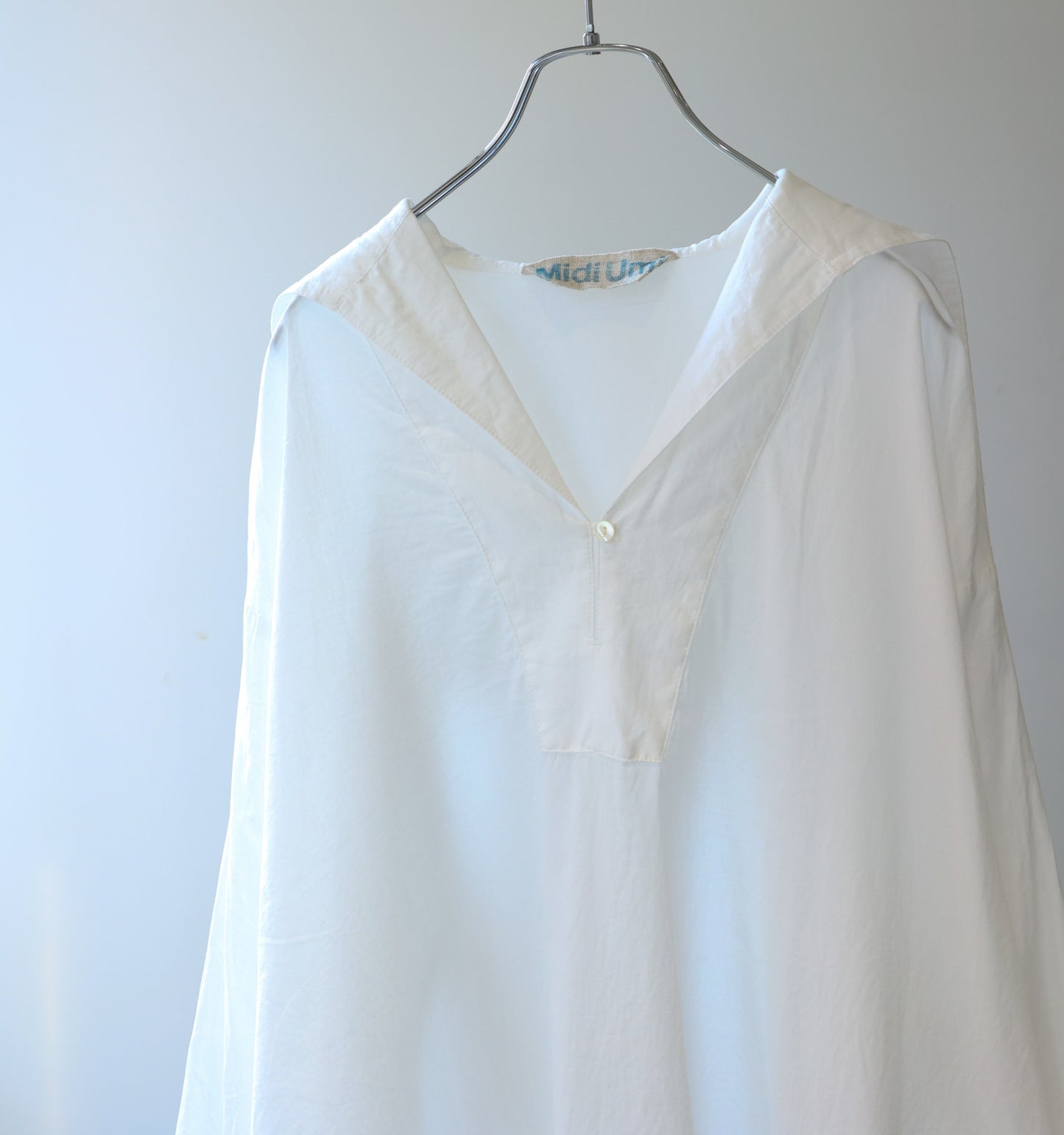 sheer sailor collar tunic