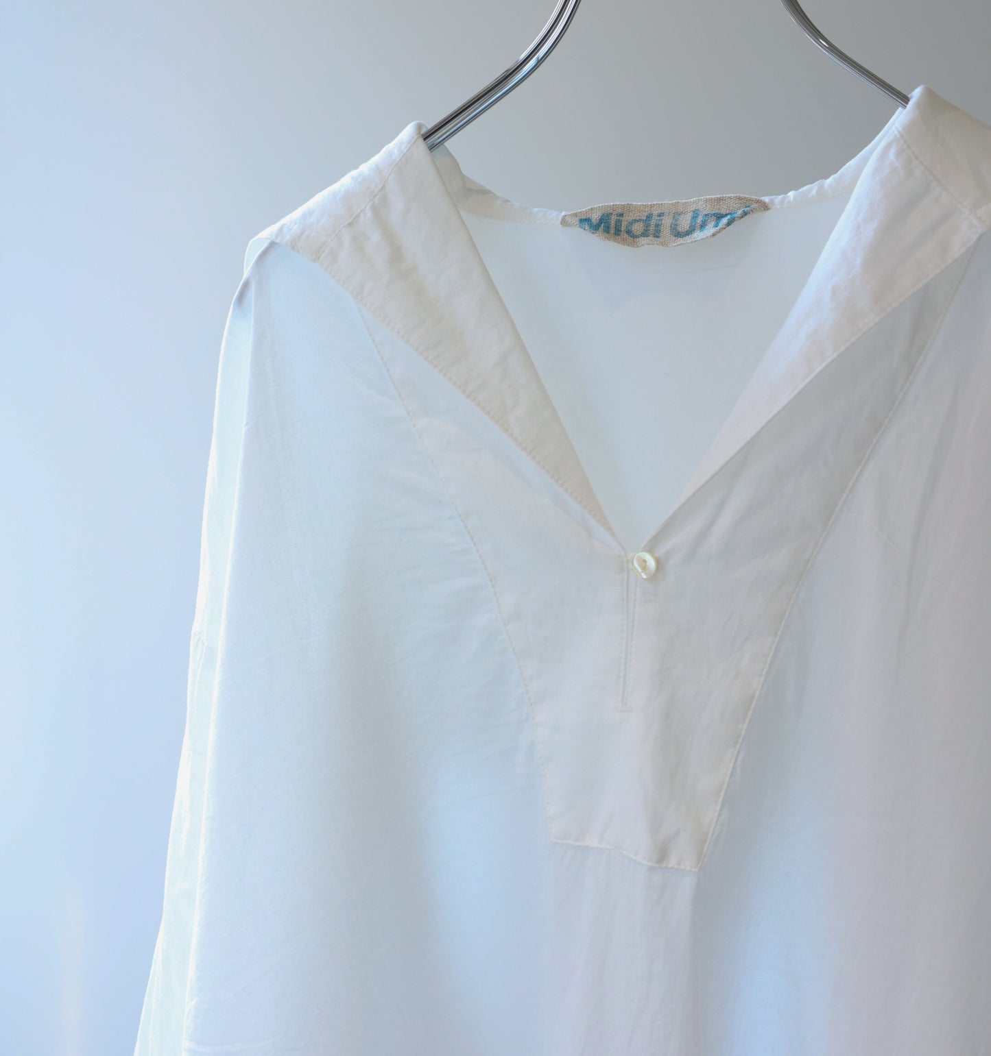 sheer sailor collar tunic