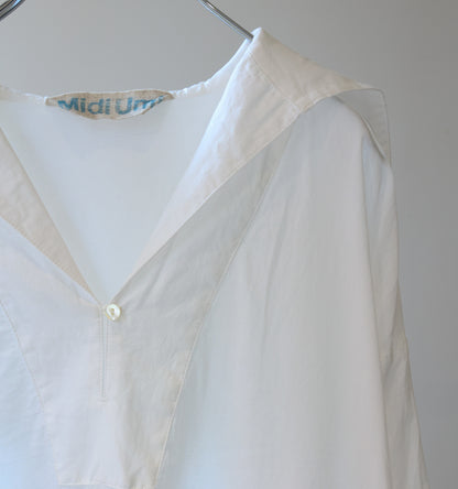 sheer sailor collar tunic
