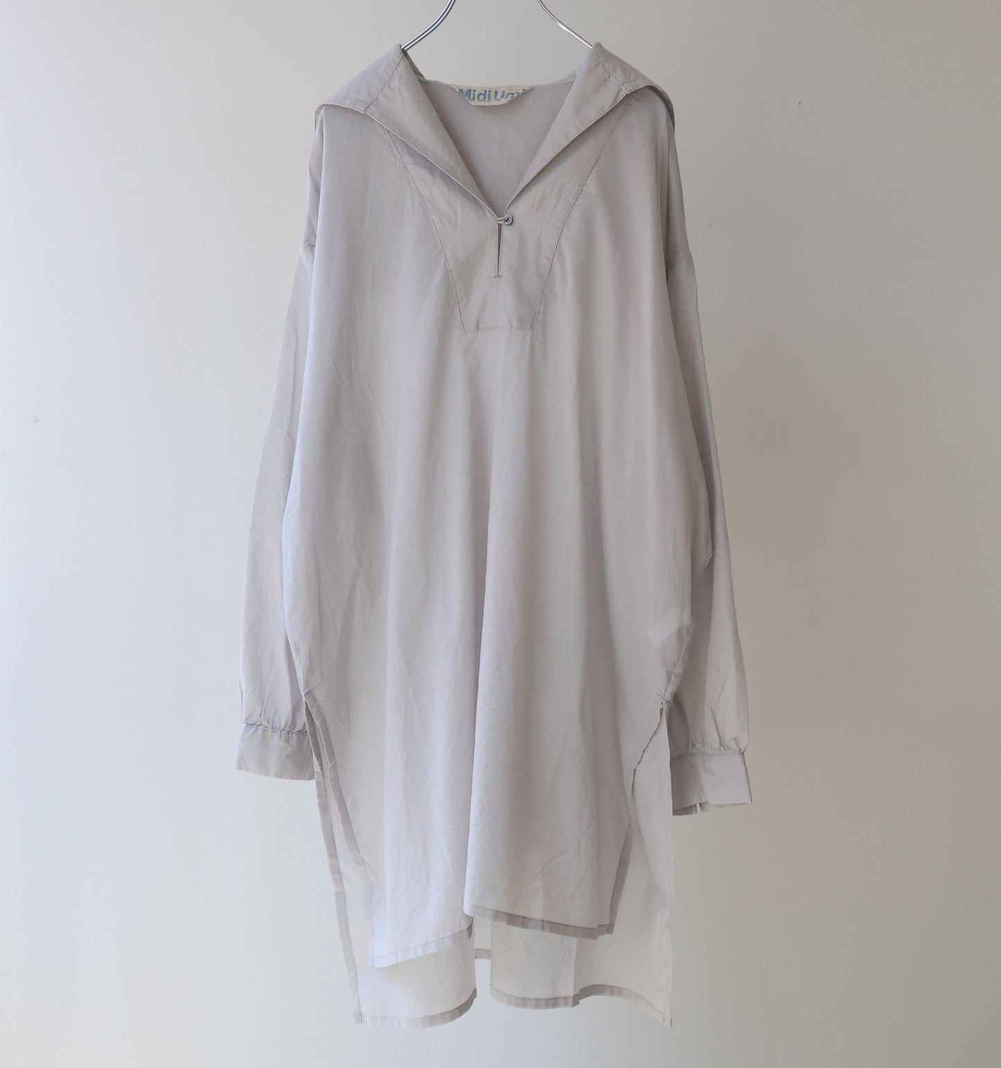 sheer sailor collar tunic