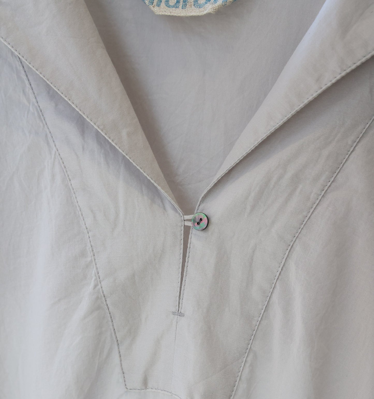 sheer sailor collar tunic