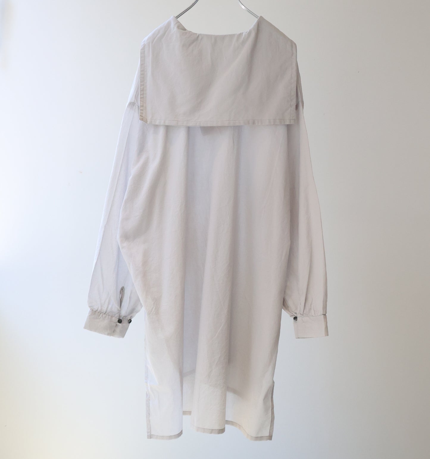 sheer sailor collar tunic