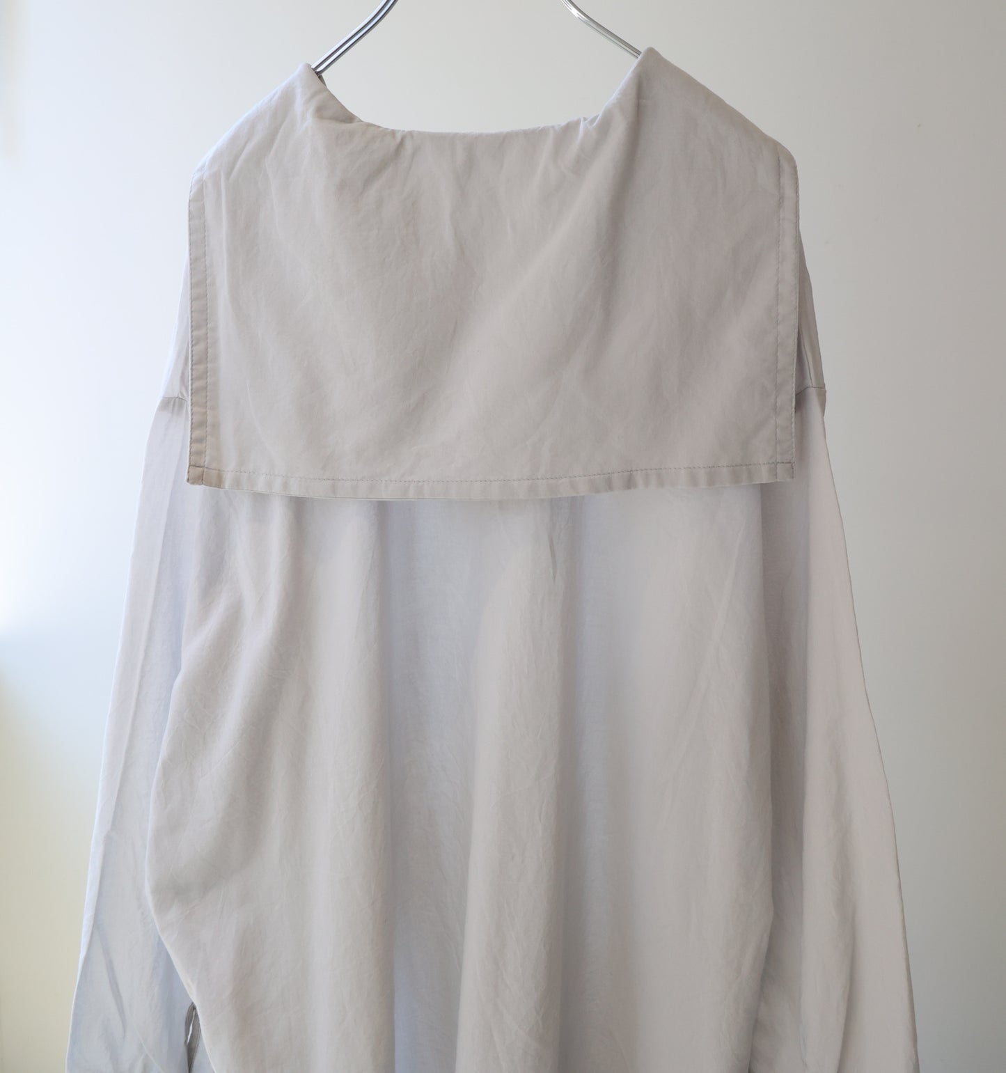 sheer sailor collar tunic