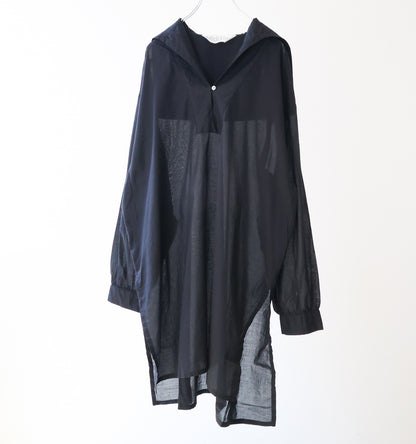 sheer sailor collar tunic