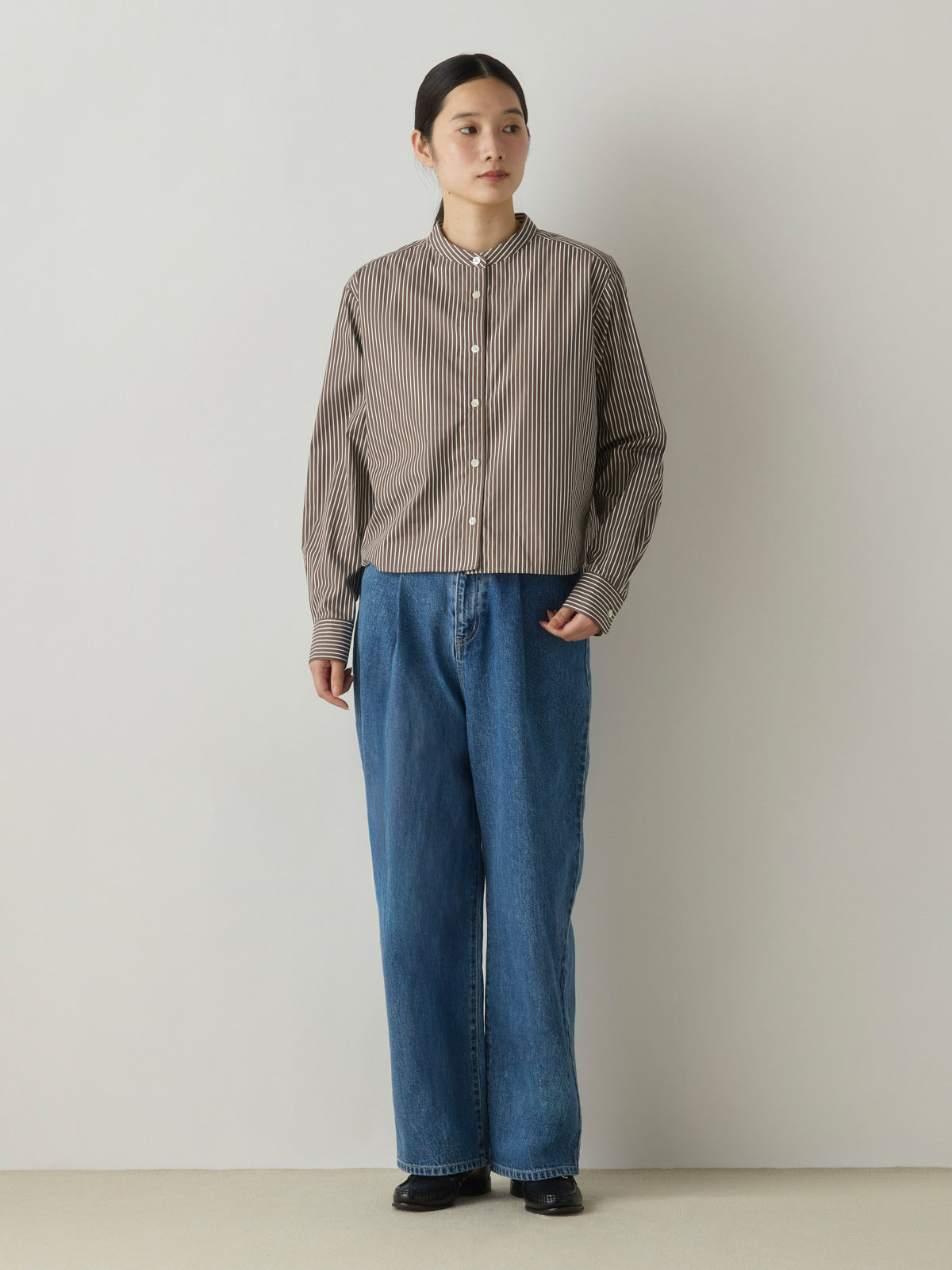 3-760062 highwaist tuck denim