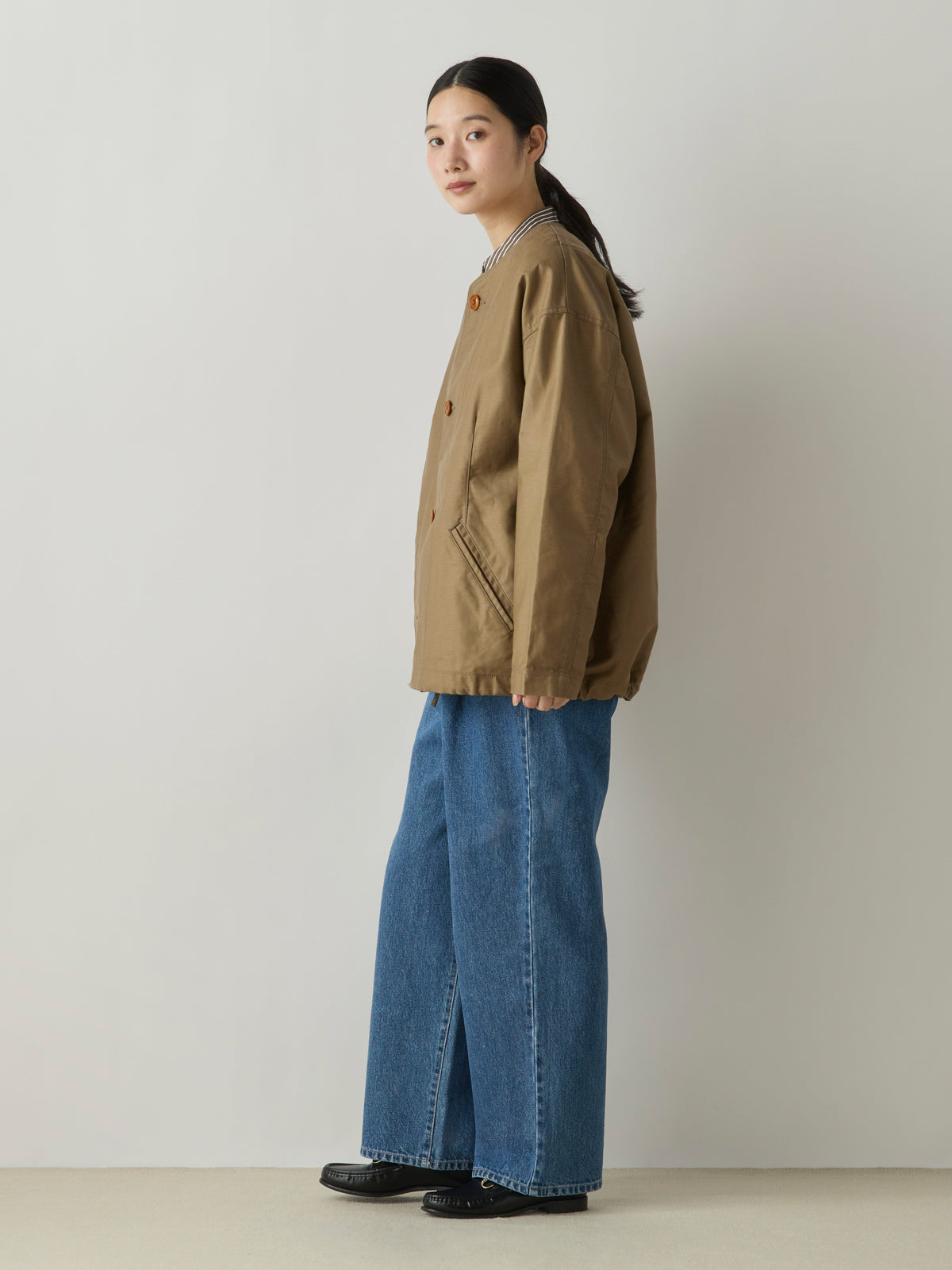 3-760062 highwaist tuck denim