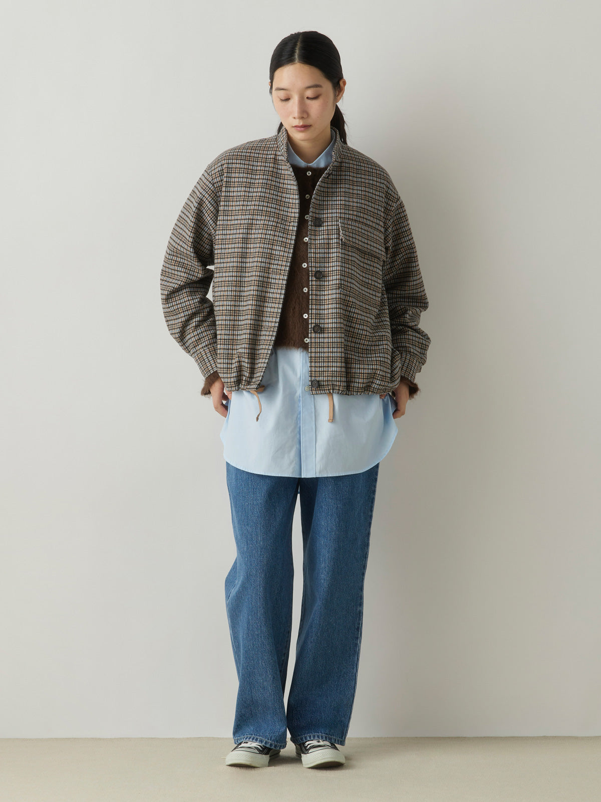 3-760062 highwaist tuck denim