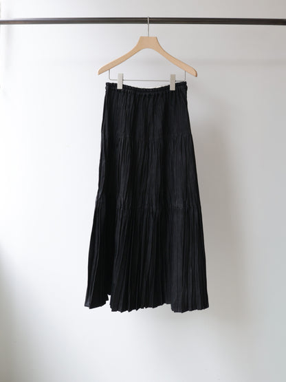 3-760275 denim pleats skirt