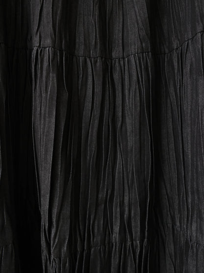 3-760275 denim pleats skirt