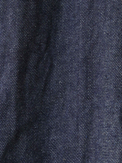 3-760282 denim wide tuck pants