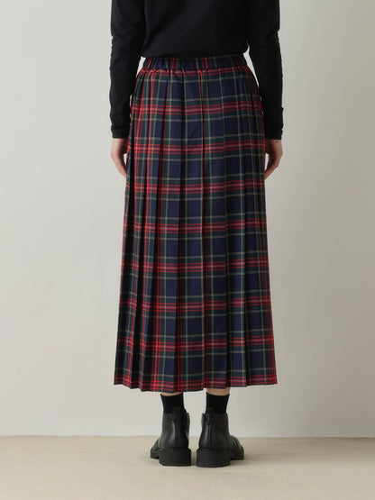 3-760290 wrap check skirt