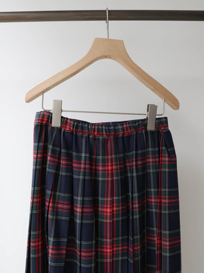 3-760290 wrap check skirt