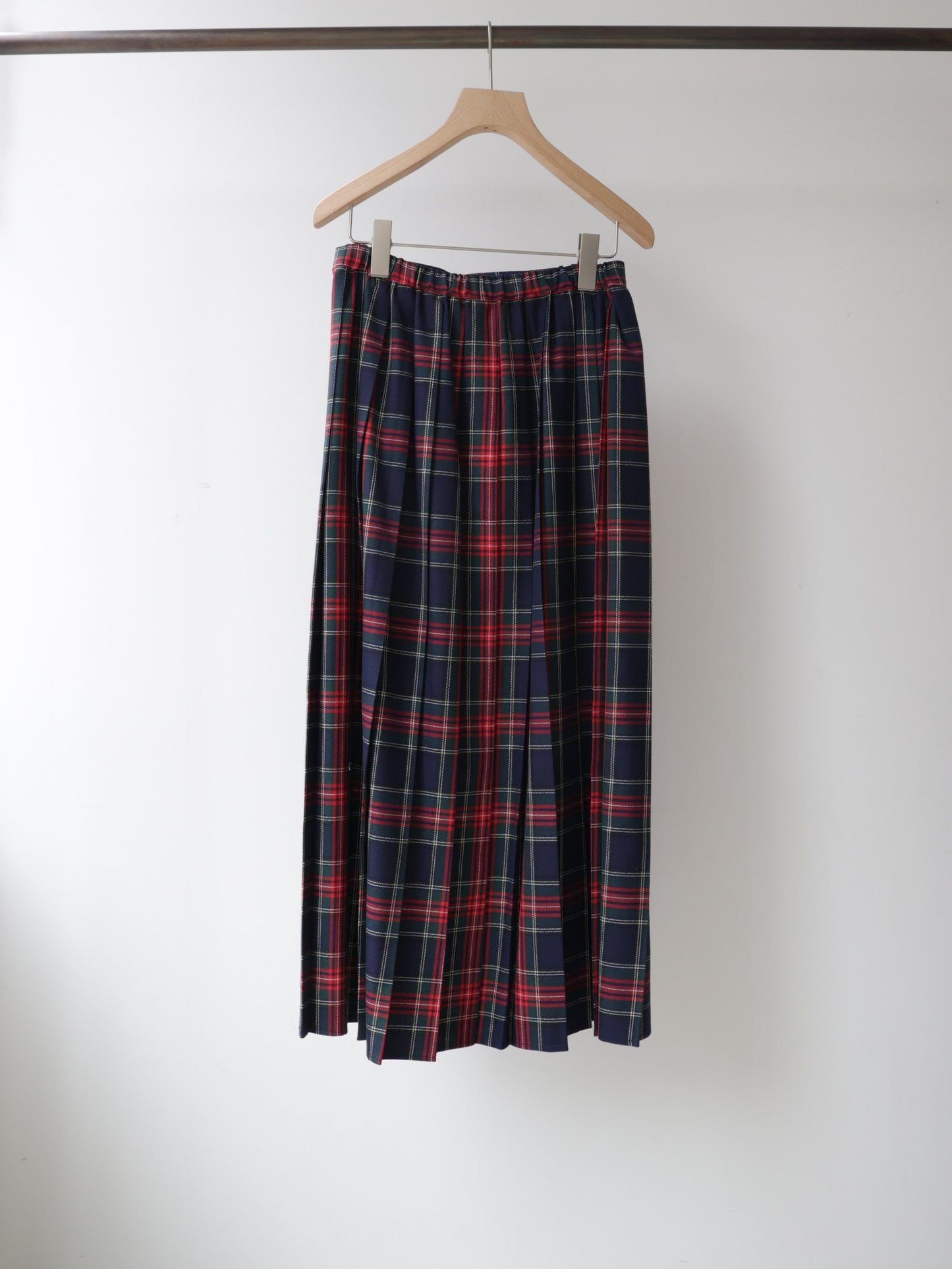 3-760290 wrap check skirt