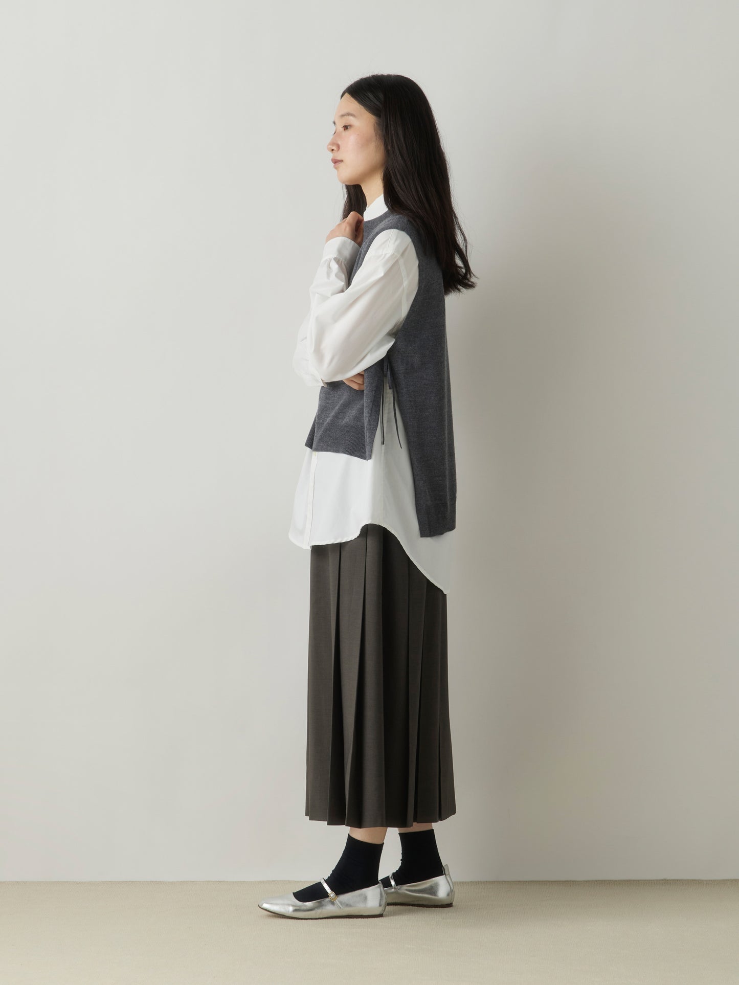 3-760307 pleats skirt