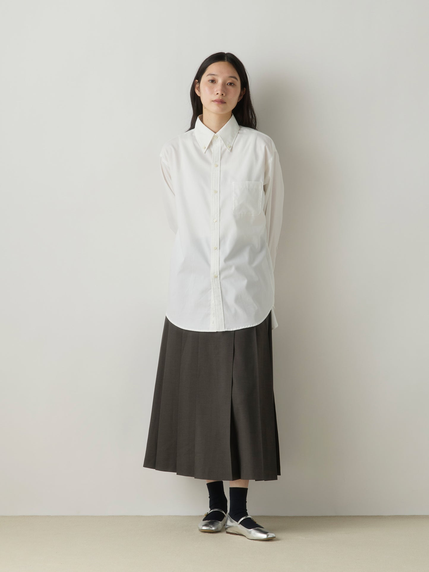 3-760307 pleats skirt