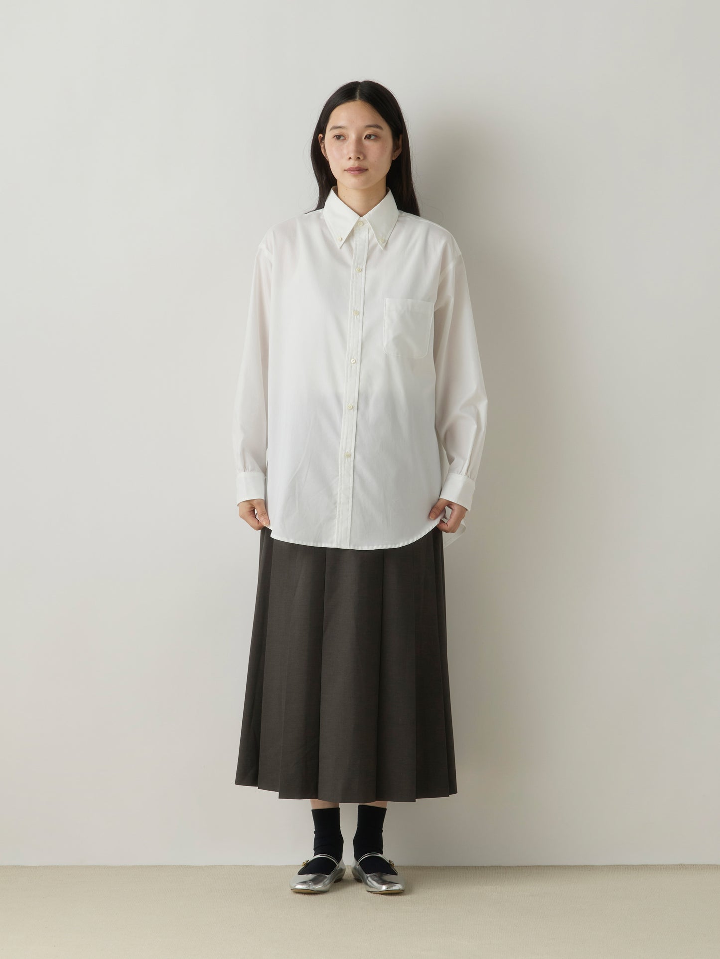 3-760307 pleats skirt