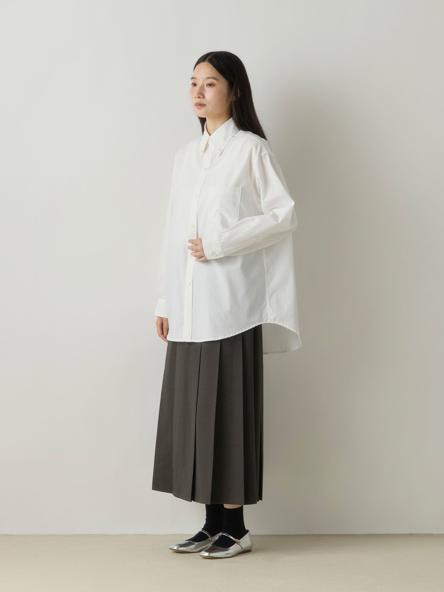 3-760307 pleats skirt