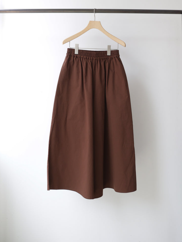 3-760309 wide easy cropped pants
