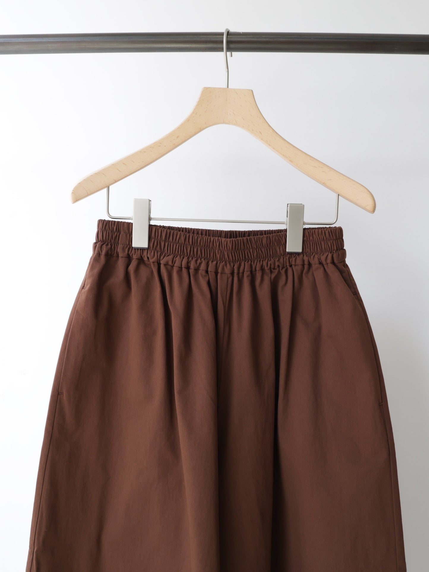 3-760309 wide easy cropped pants