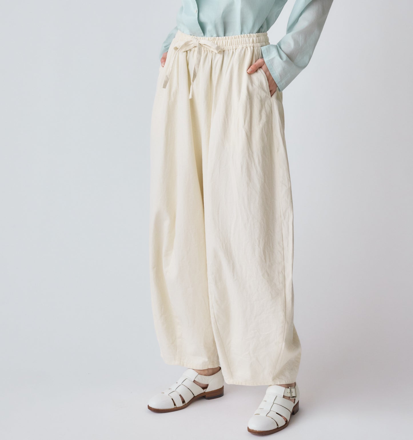 denim cocoon easy pants