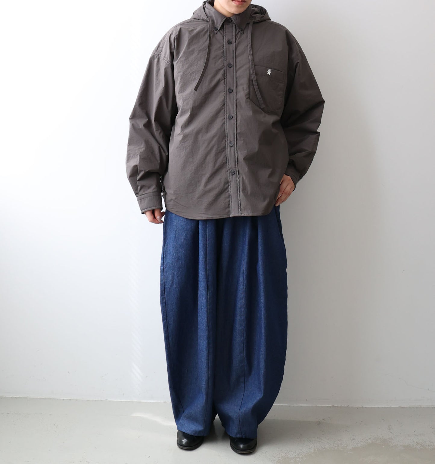 denim cocoon easy pants