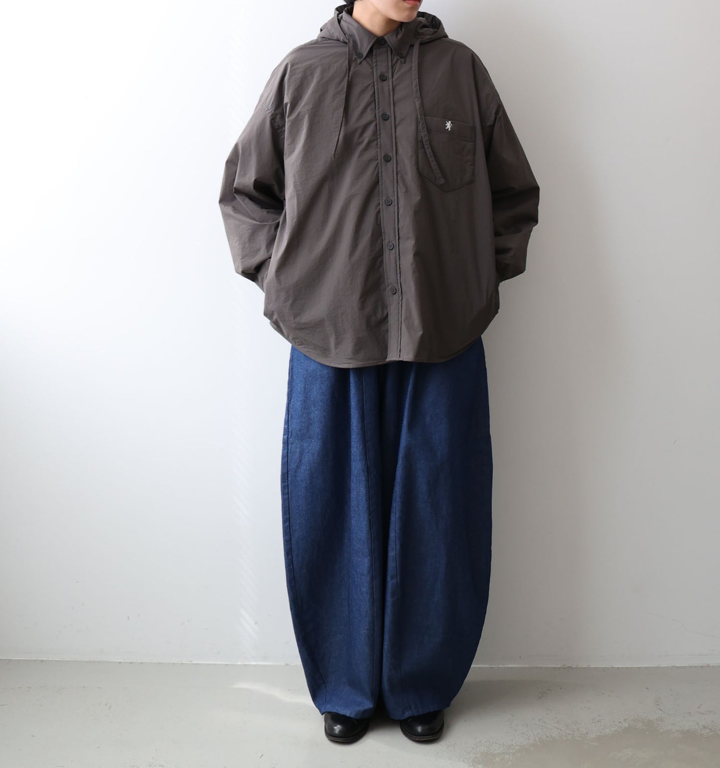 denim cocoon easy pants