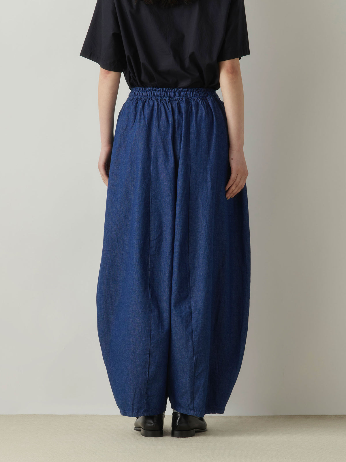 3-76975363 denim cocoon easy pants