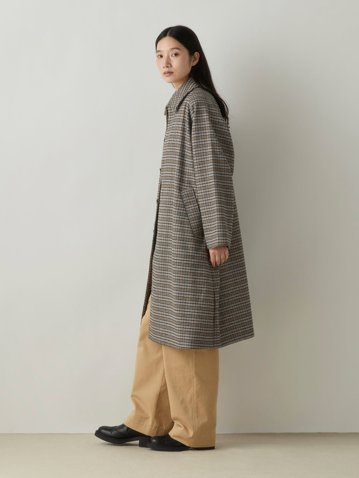 3-770241 wool soutien collar coat