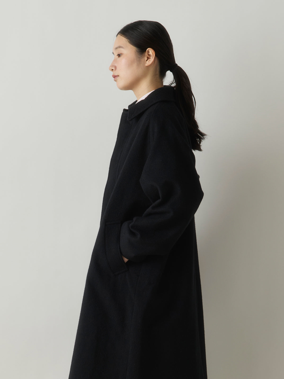 3-770241 wool soutien collar coat