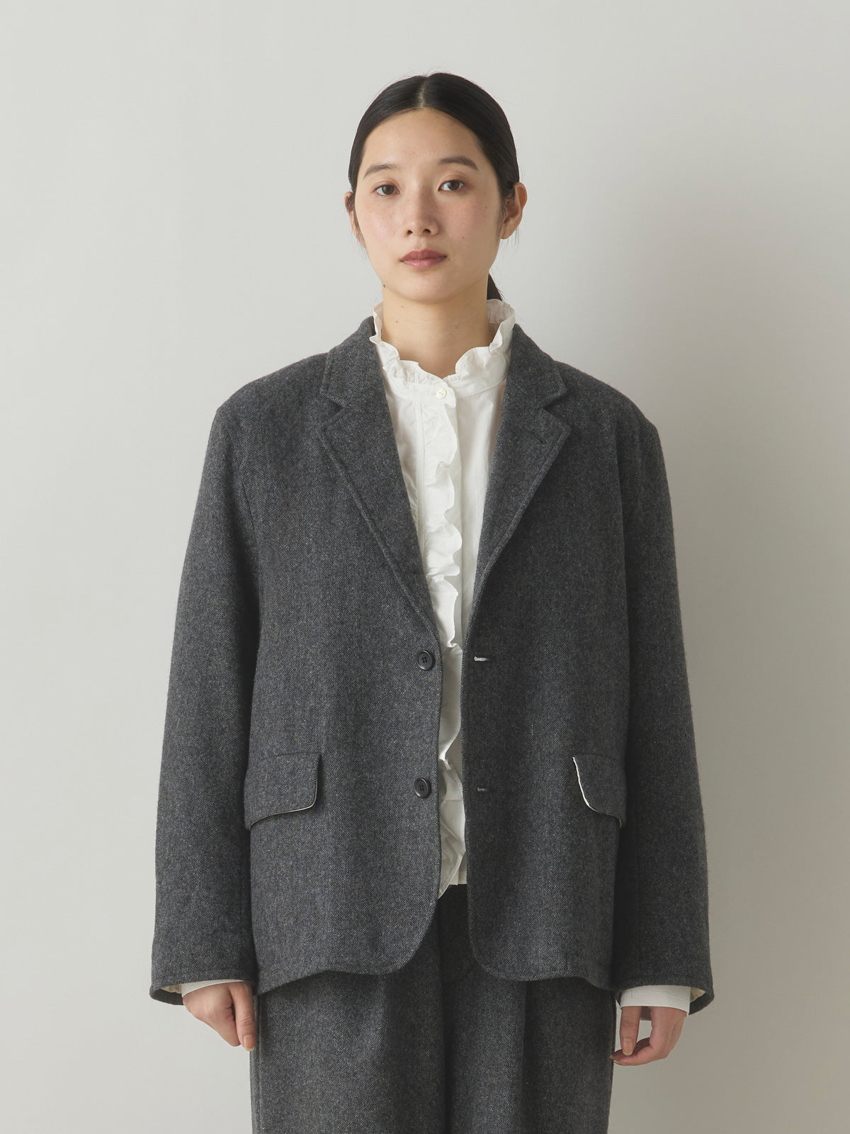 3-770243　tweed jacket