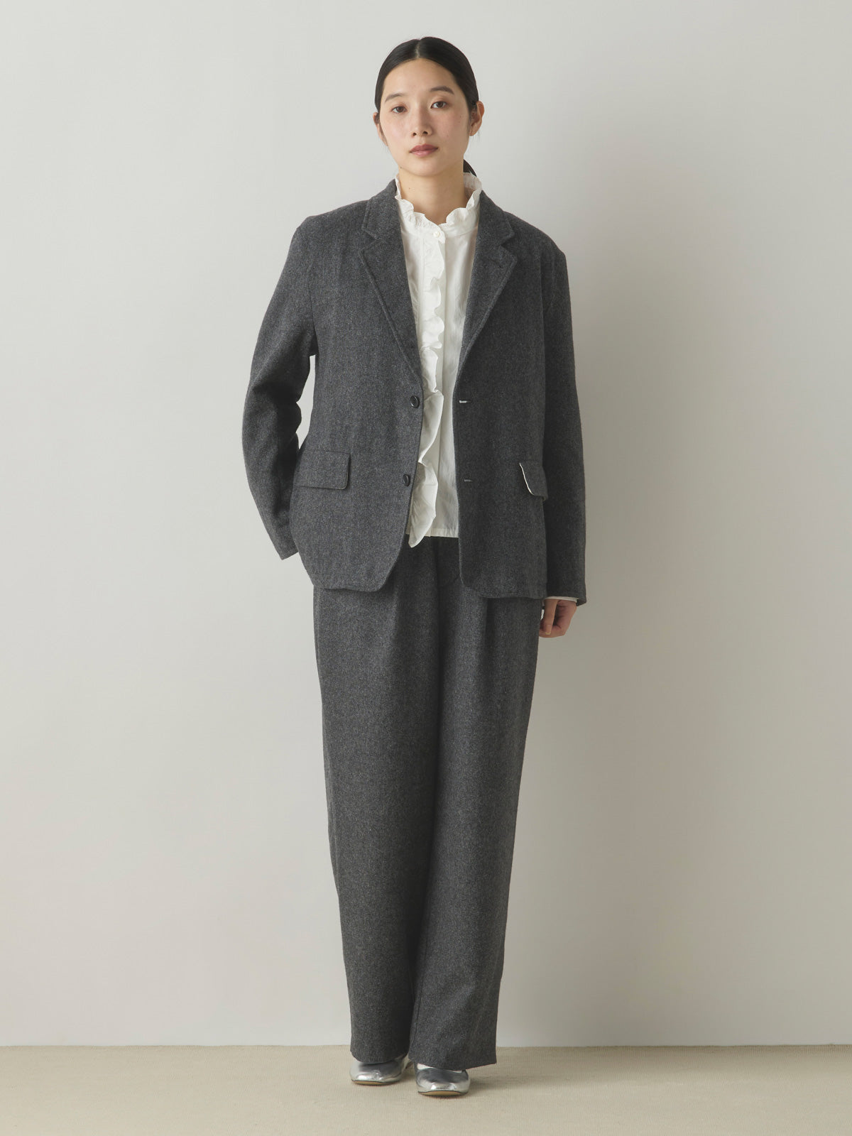 3-770243　tweed jacket