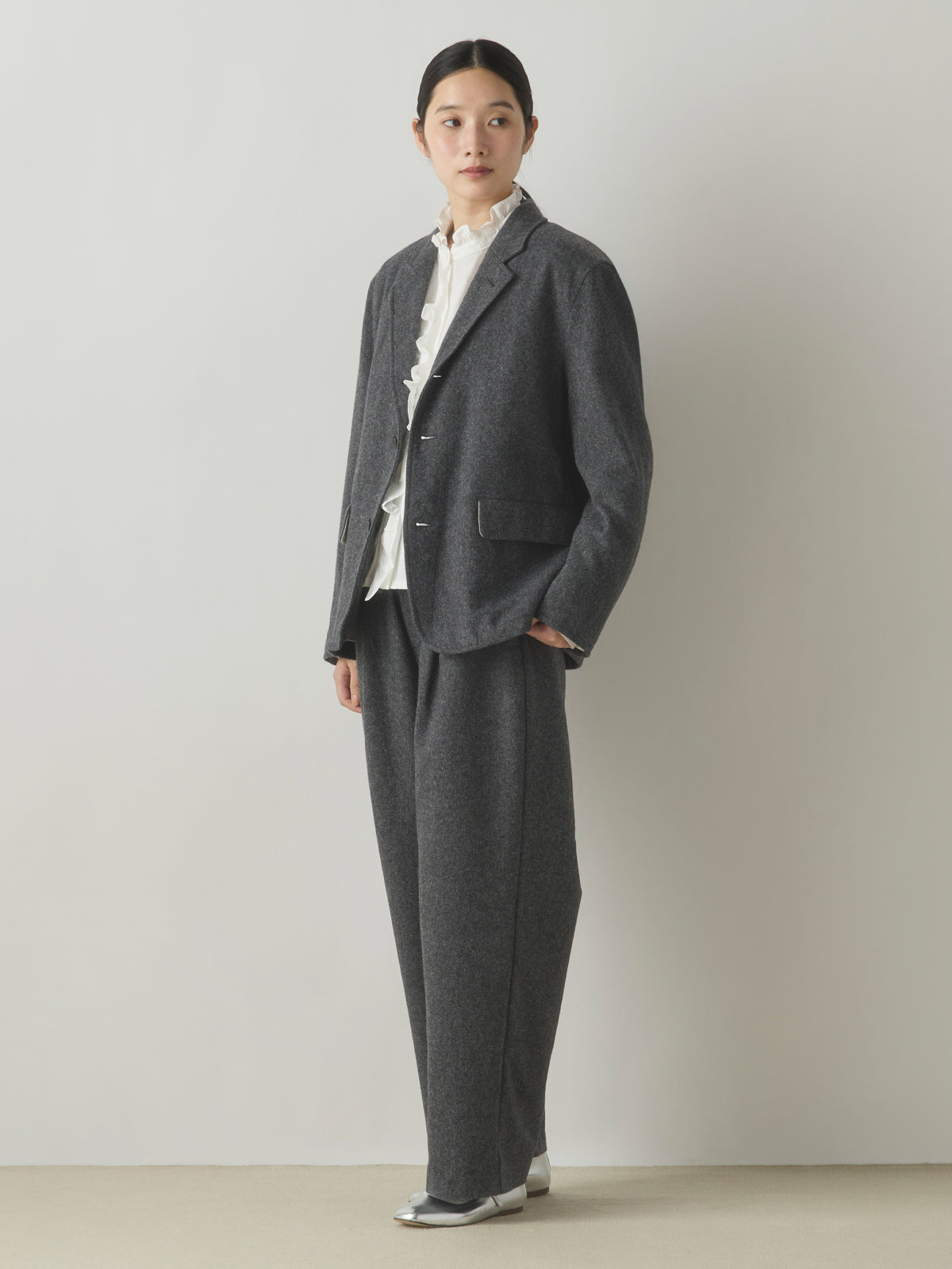 3-770243　tweed jacket