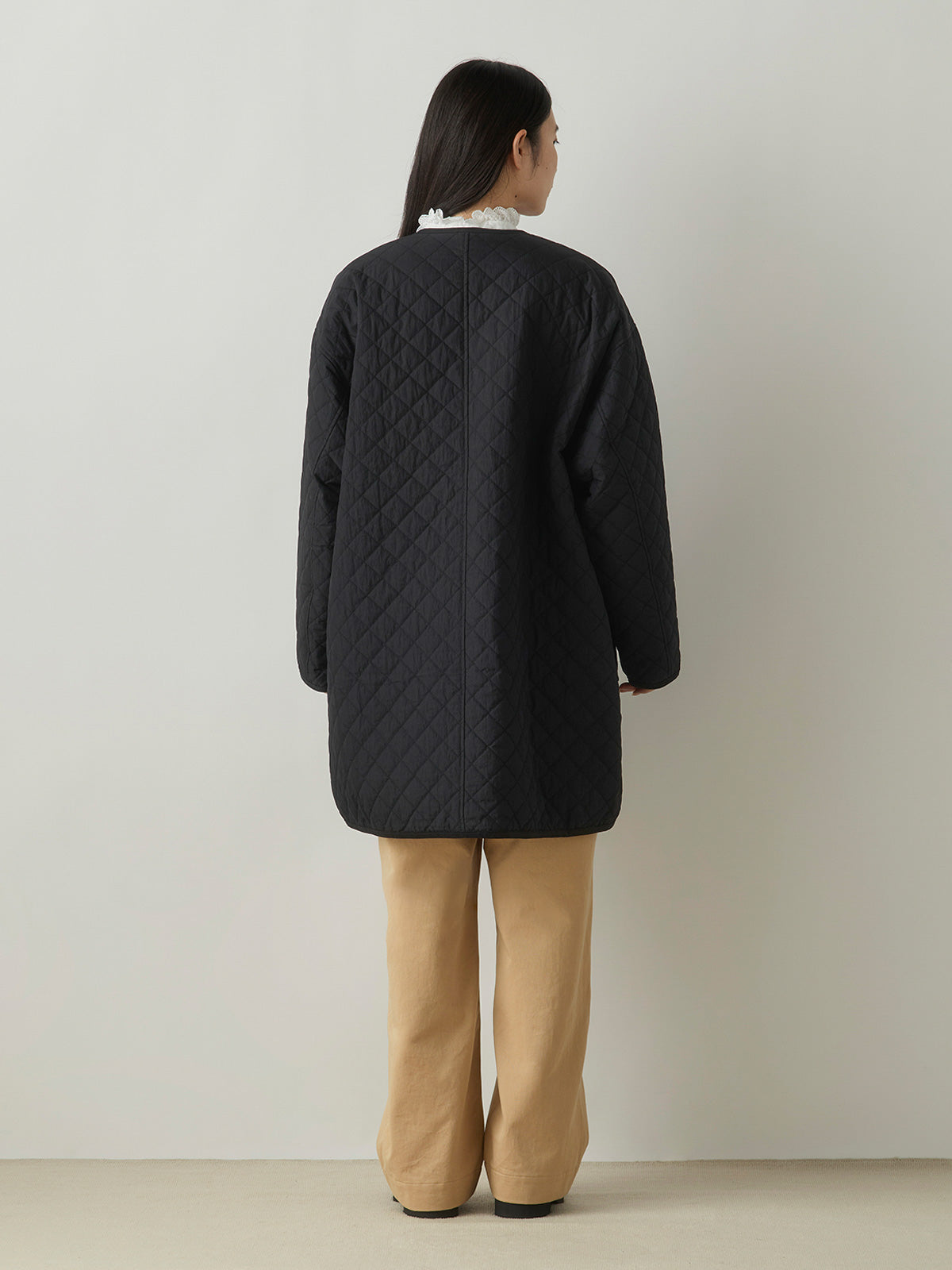 3-770247　quilting long coat