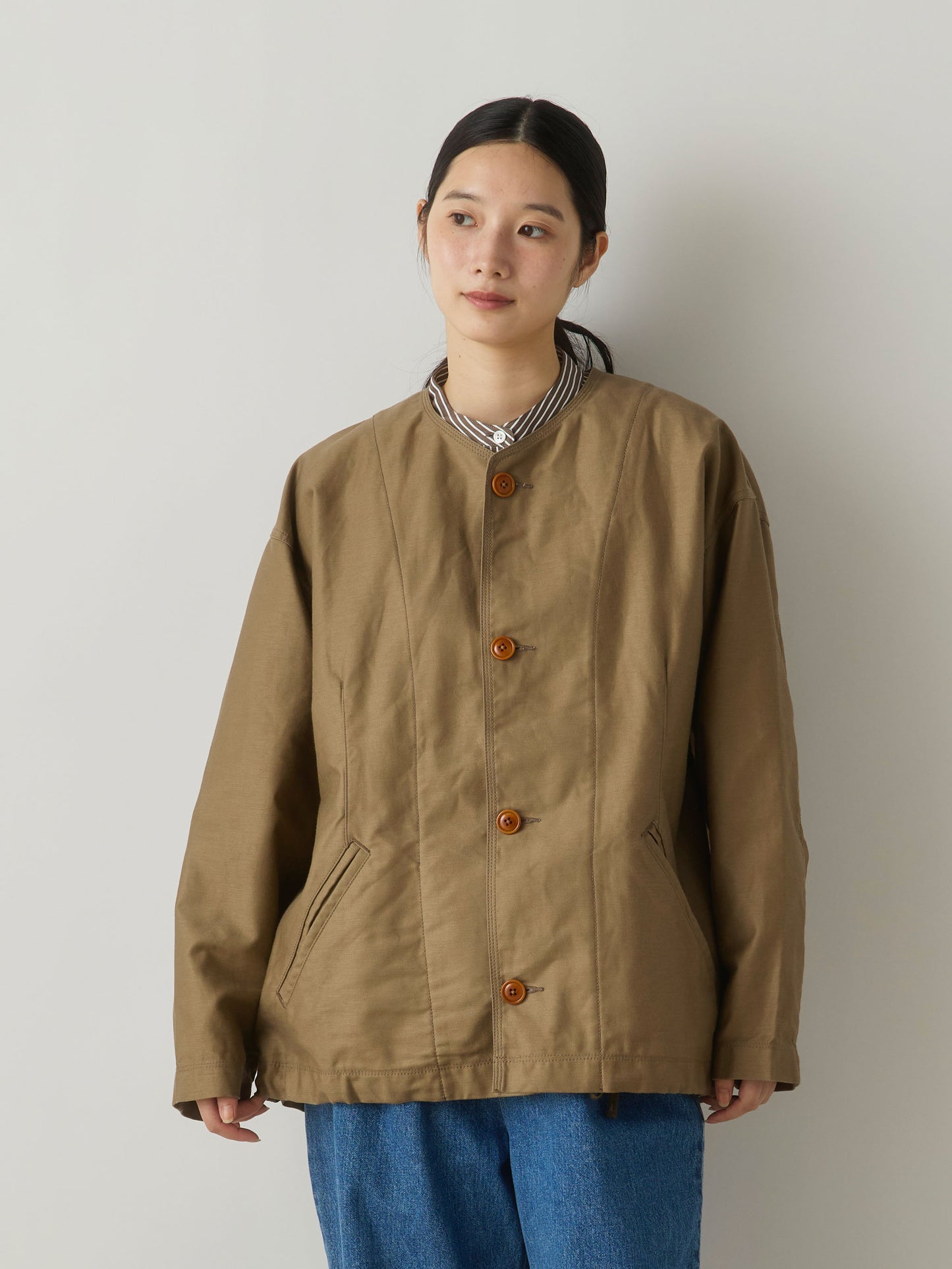 3-770257 utility nocollar blouson