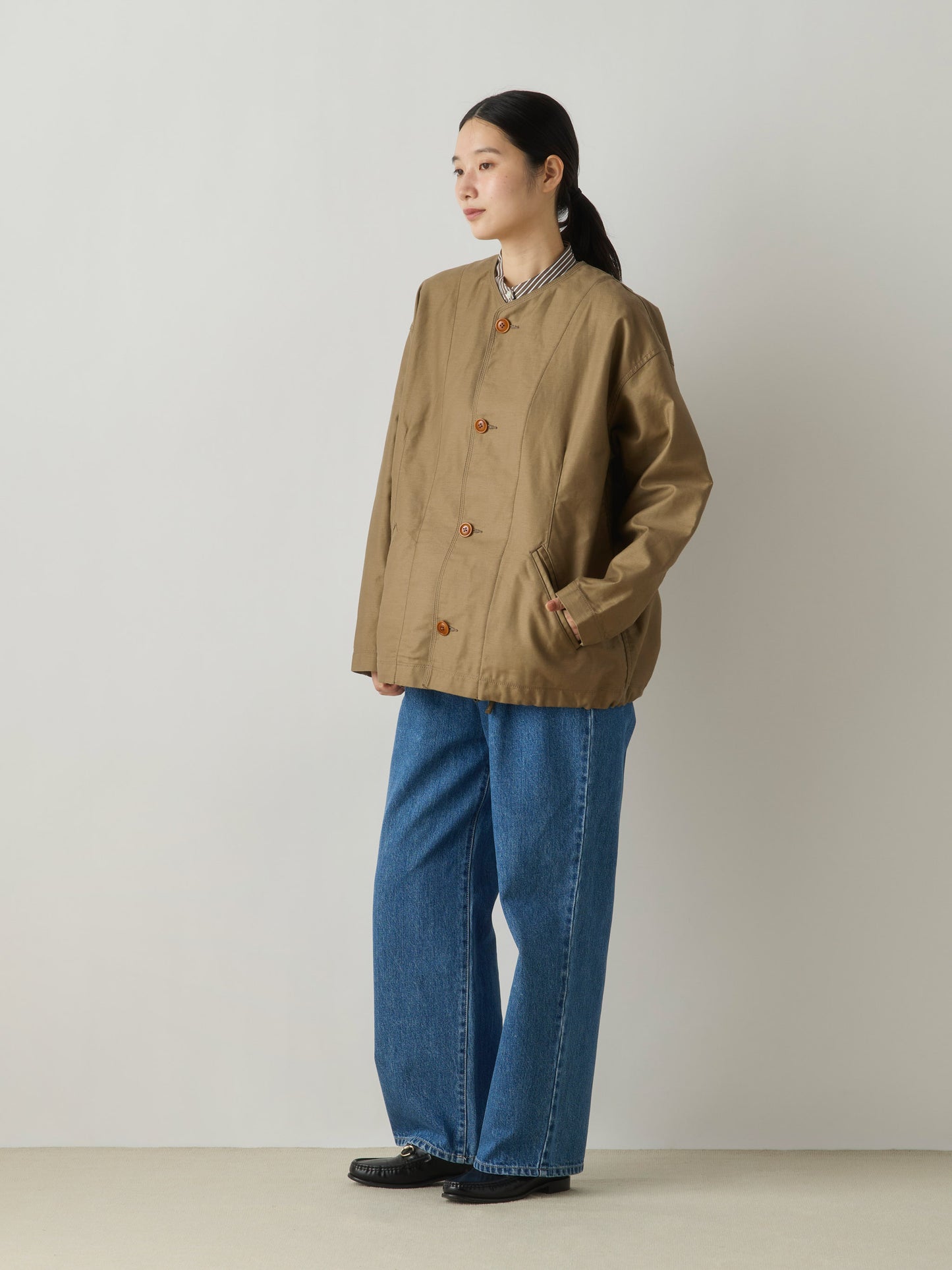 3-770257 utility nocollar blouson