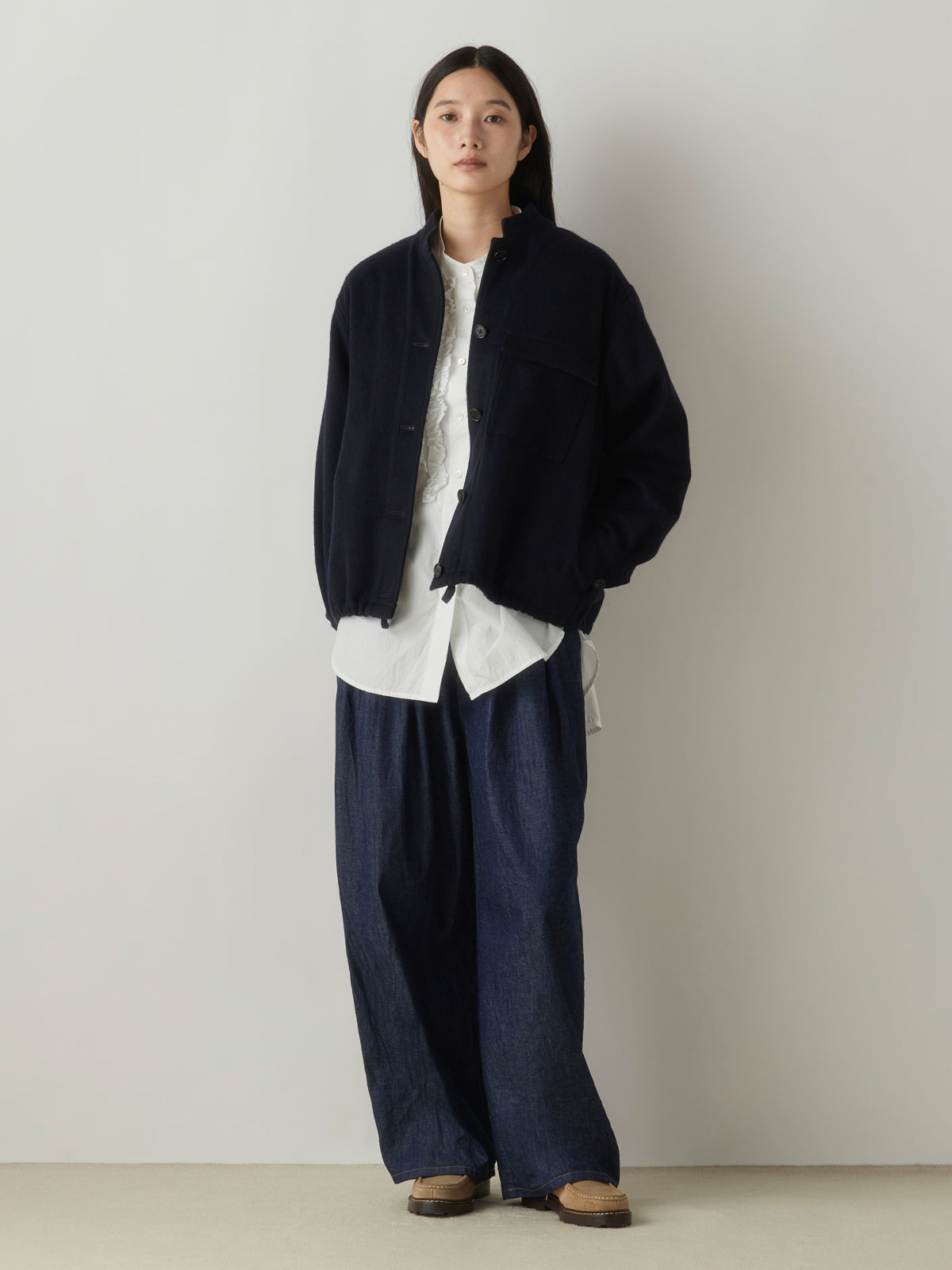 3-770264 wool short jacket