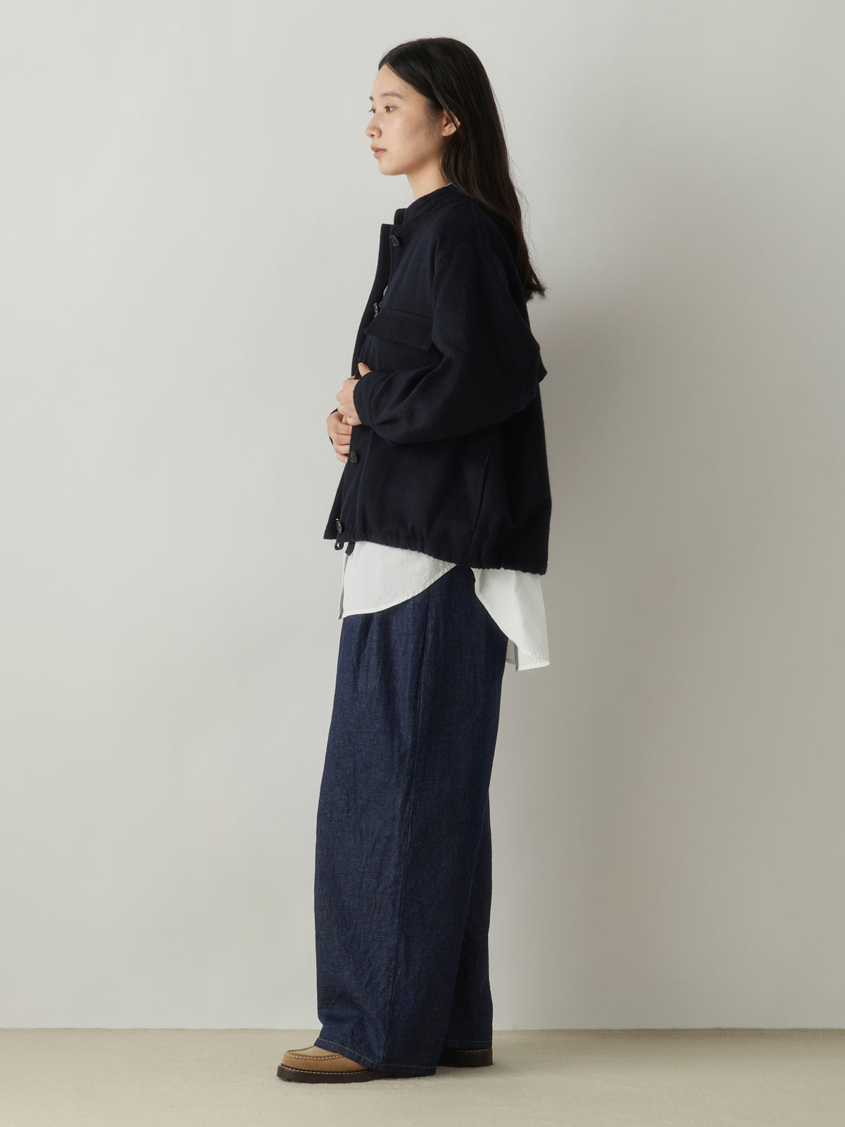 3-770264 wool short jacket