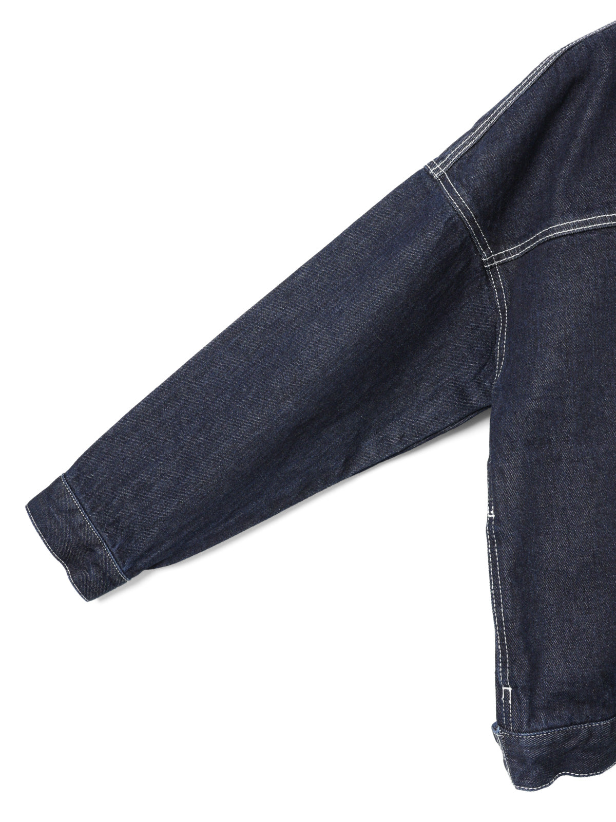 3-770312　wide denim jacket