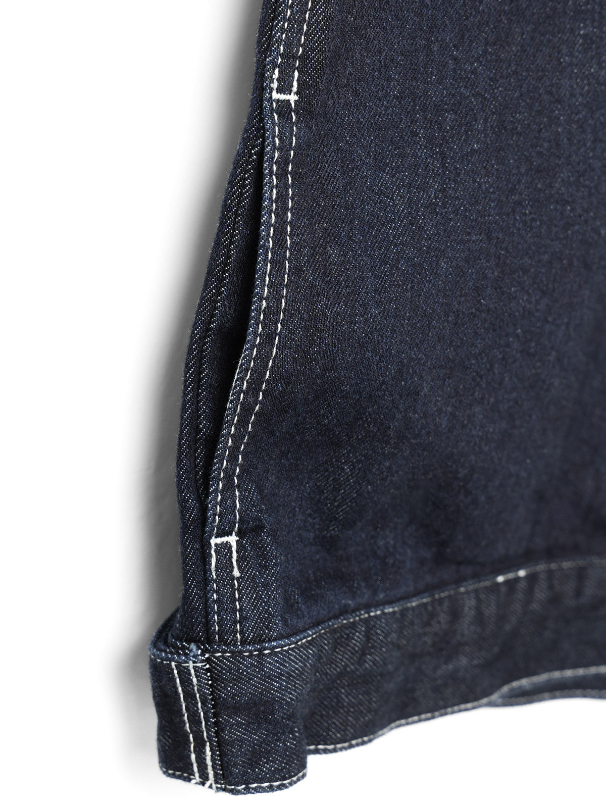 3-770312　wide denim jacket