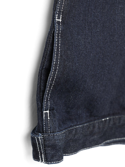 3-770312　wide denim jacket