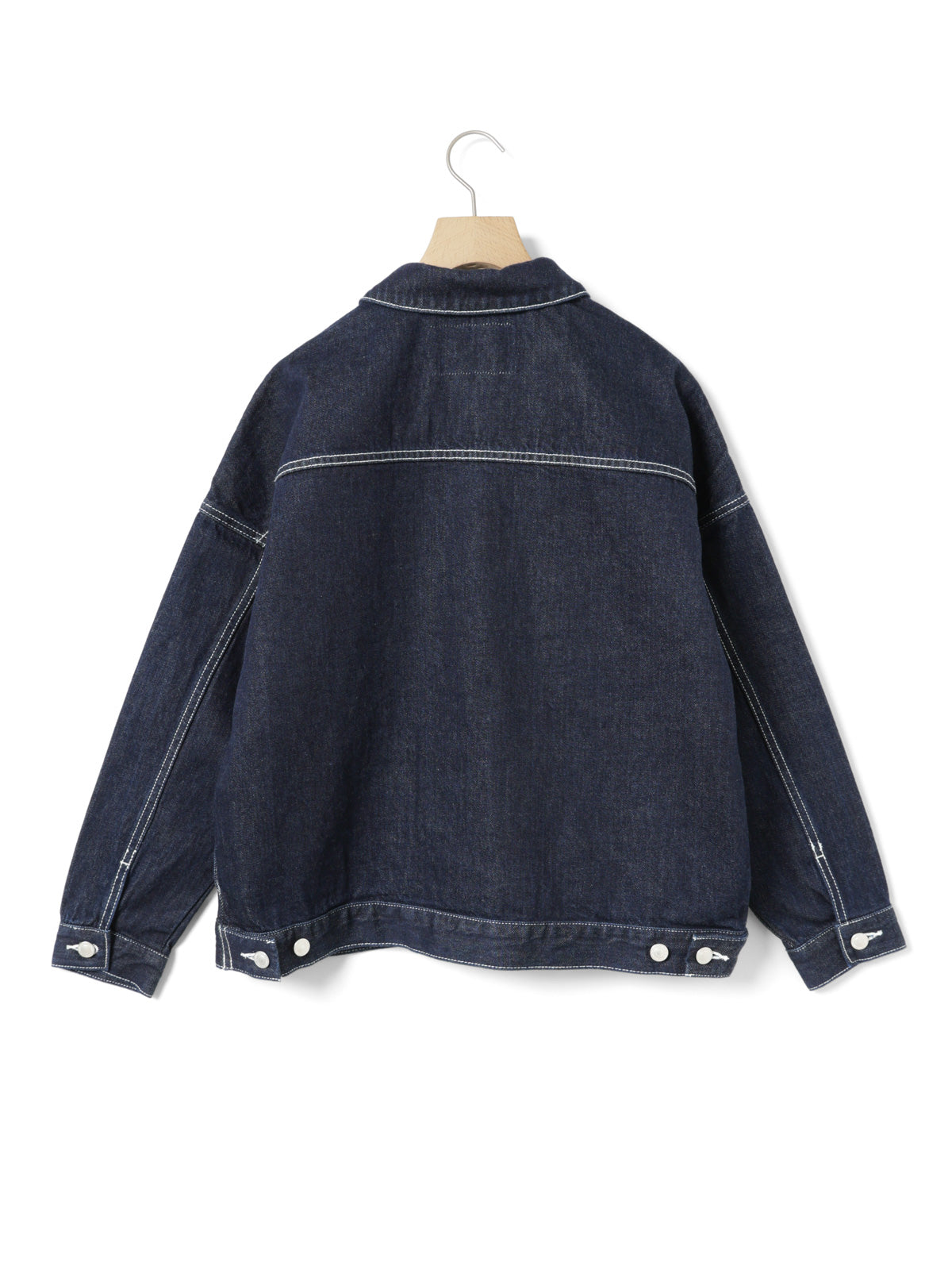 3-770312　wide denim jacket