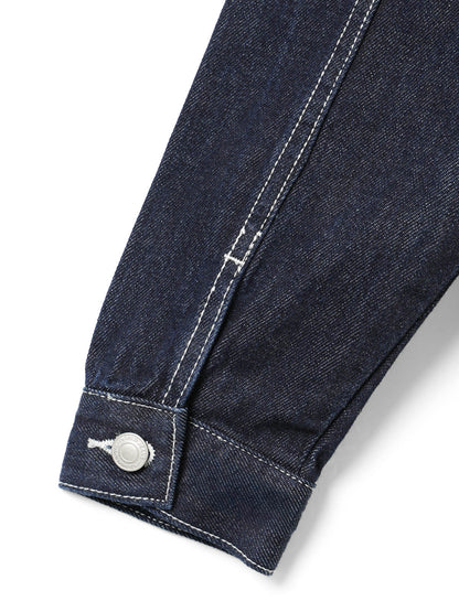 3-770312　wide denim jacket