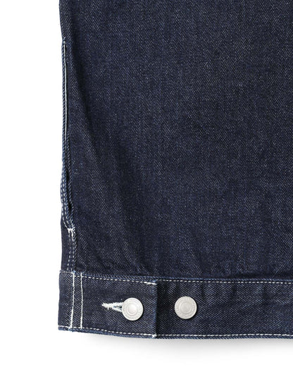 3-770312　wide denim jacket