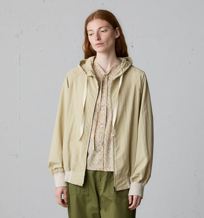 hooded blouson