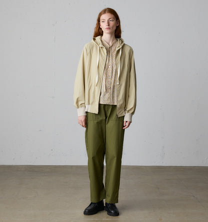 hooded blouson