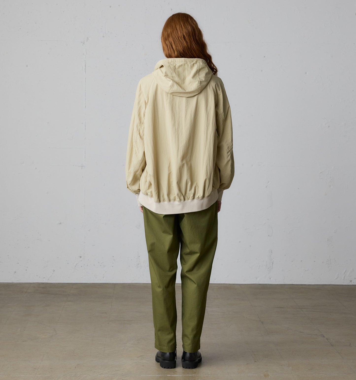 hooded blouson